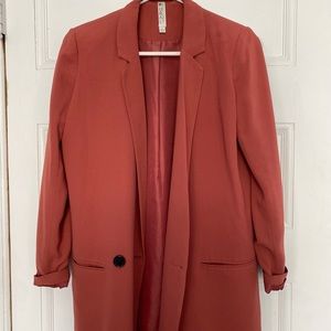 Rust/peach oversized blazer